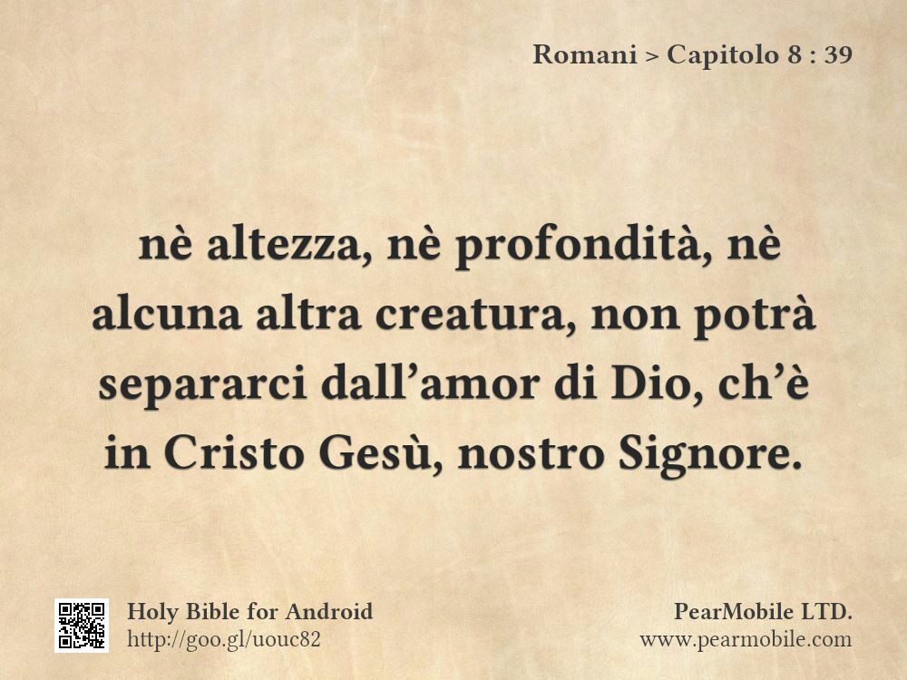 Romani, Capitolo 8:39